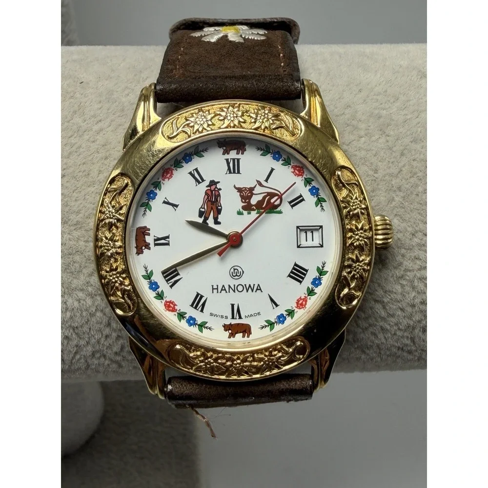 Hanowa Vintage 604 New Battery Ladies Watch 34MM 7.5
